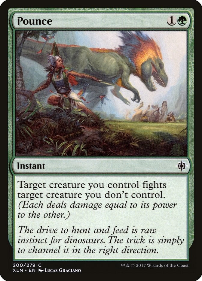 Image for Pounce (200) (Ixalan) - Magic: The Gathering
