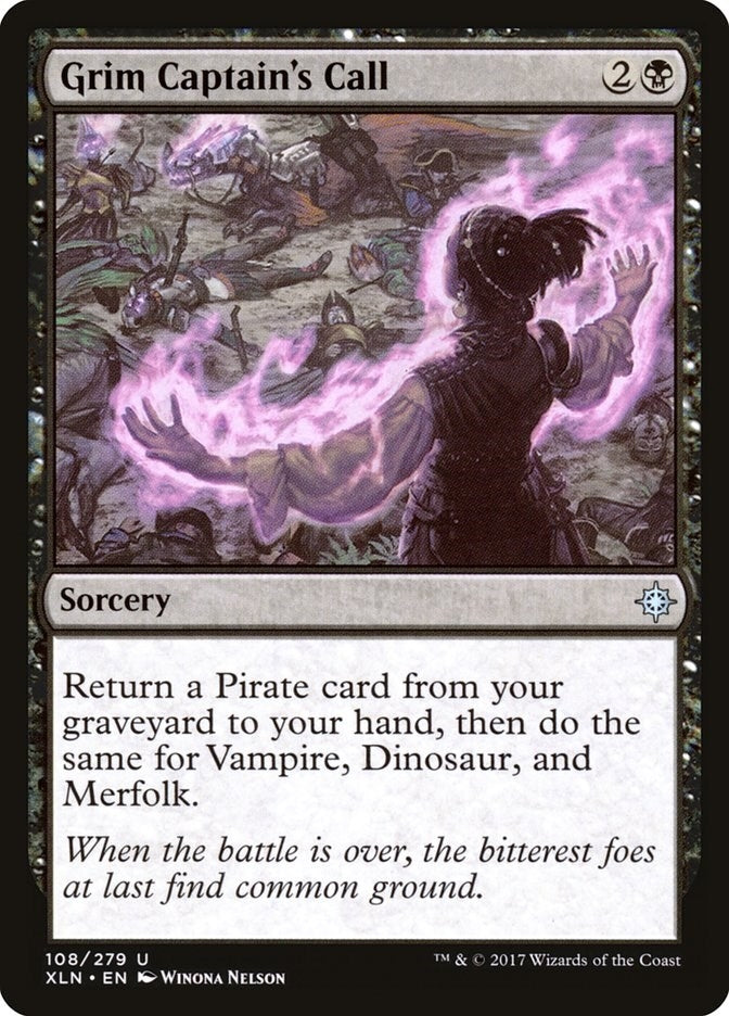 Image for Grim Captain's Call (108) (Ixalan) - Magic: The Gathering