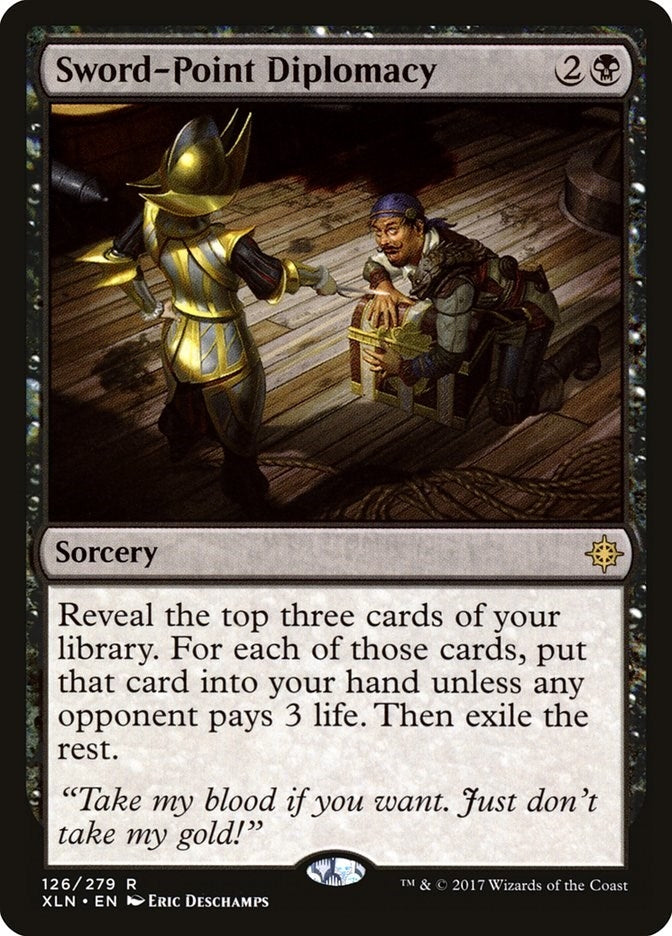 Image for Sword-Point Diplomacy (126) (Ixalan) - Magic: The Gathering