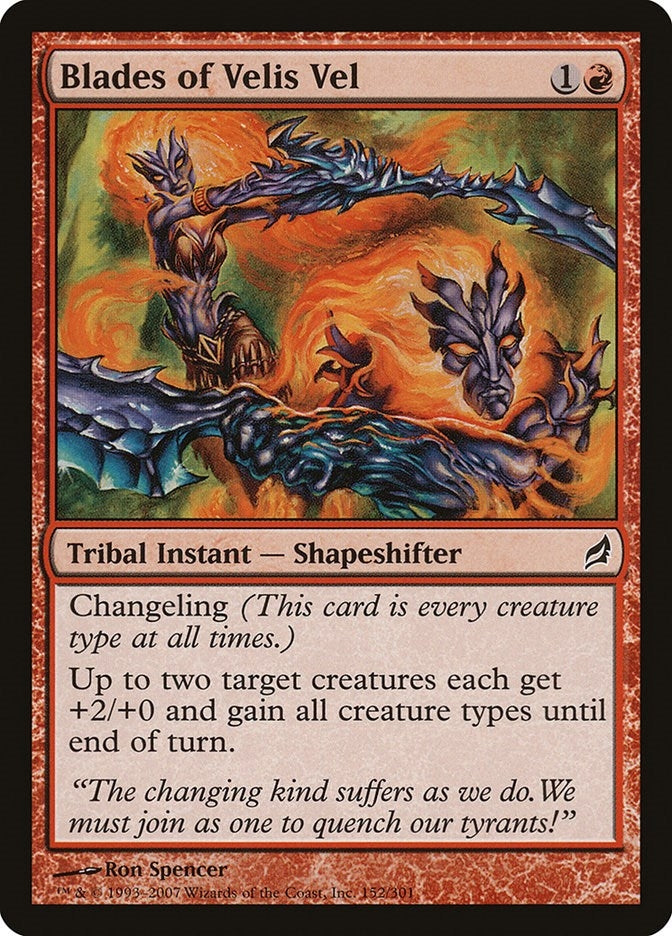 Image for Blades of Velis Vel (152) (Lorwyn) - Magic: The Gathering