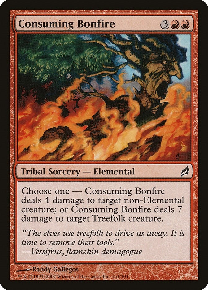 Image for Consuming Bonfire (161) (Lorwyn) - Magic: The Gathering