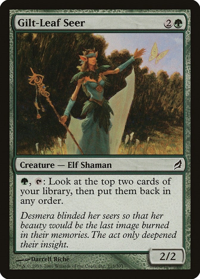 Image for Gilt-Leaf Seer (215) (Lorwyn) - Magic: The Gathering