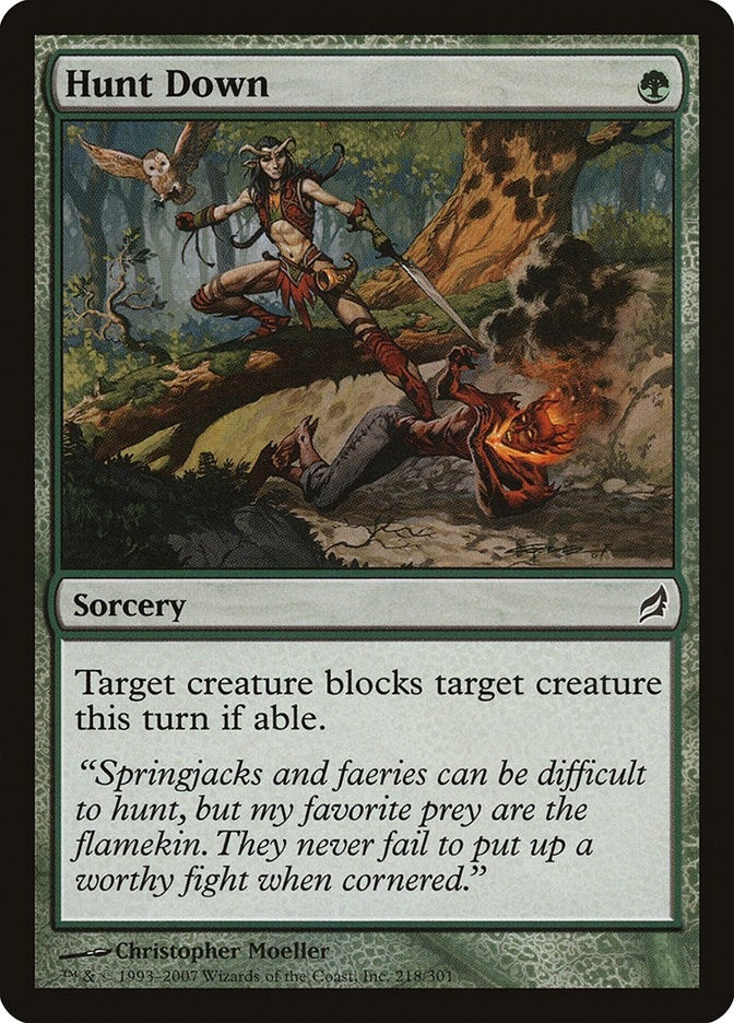 Image for Hunt Down (218) (Lorwyn) - Magic: The Gathering