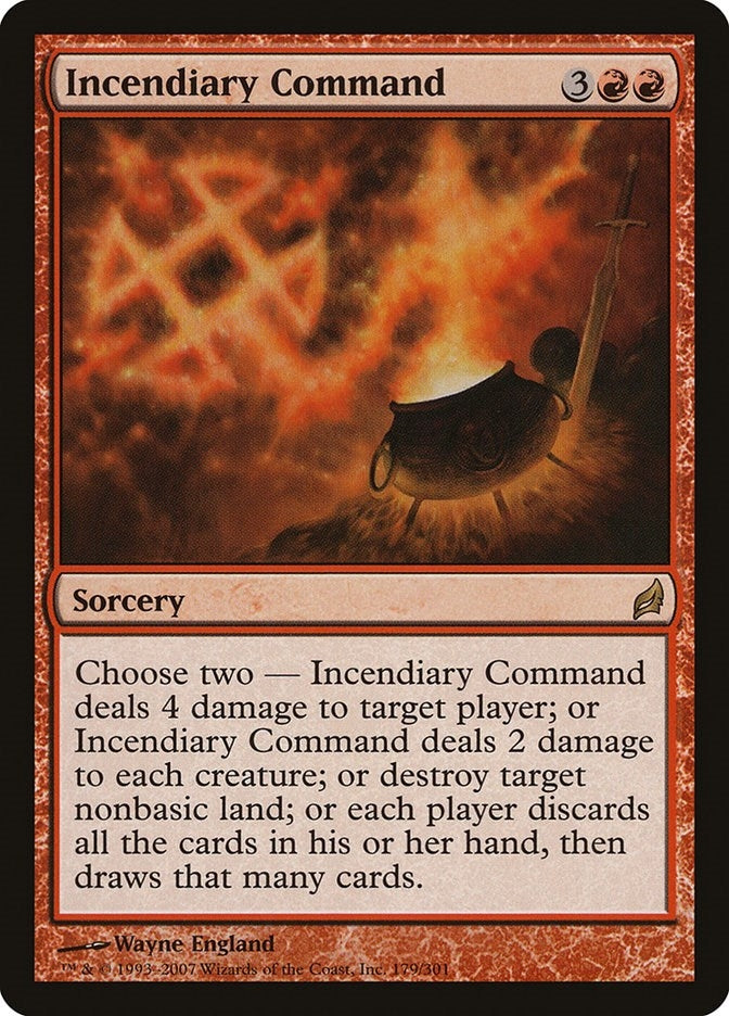 Image for Incendiary Command (179) (Lorwyn) - Magic: The Gathering