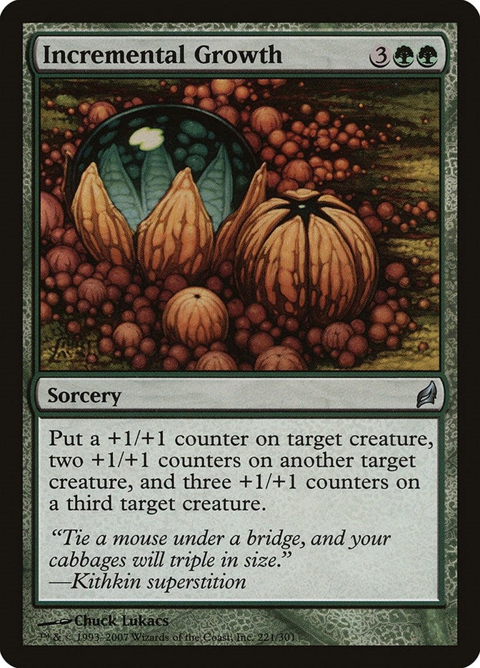 Image for Incremental Growth (221) (Lorwyn) - Magic: The Gathering