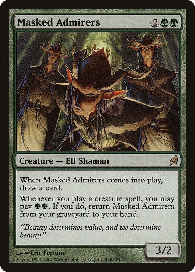 Image for Masked Admirers (230) (Lorwyn) - Magic: The Gathering