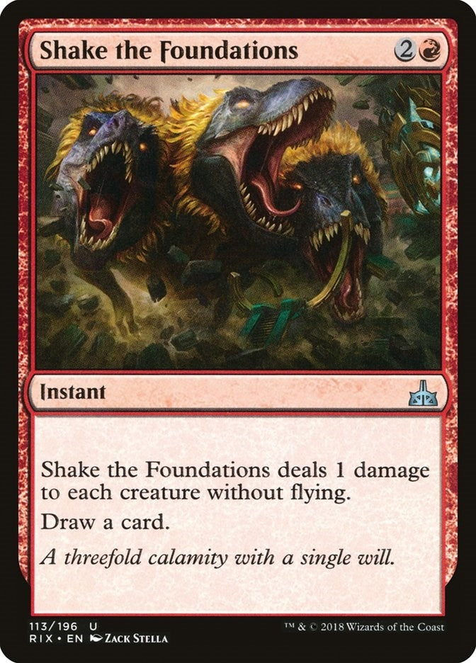 Image for Shake the Foundations (113) (Rivals of Ixalan) - Magic: The Gathering
