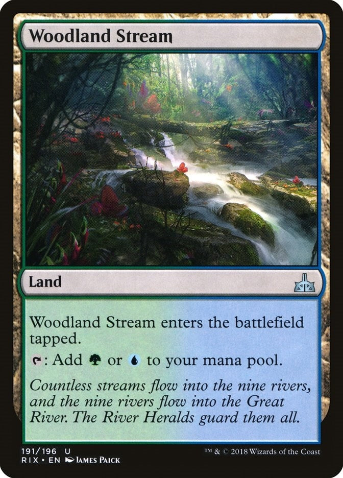 Image for Woodland Stream (191) (Rivals of Ixalan) - Magic: The Gathering