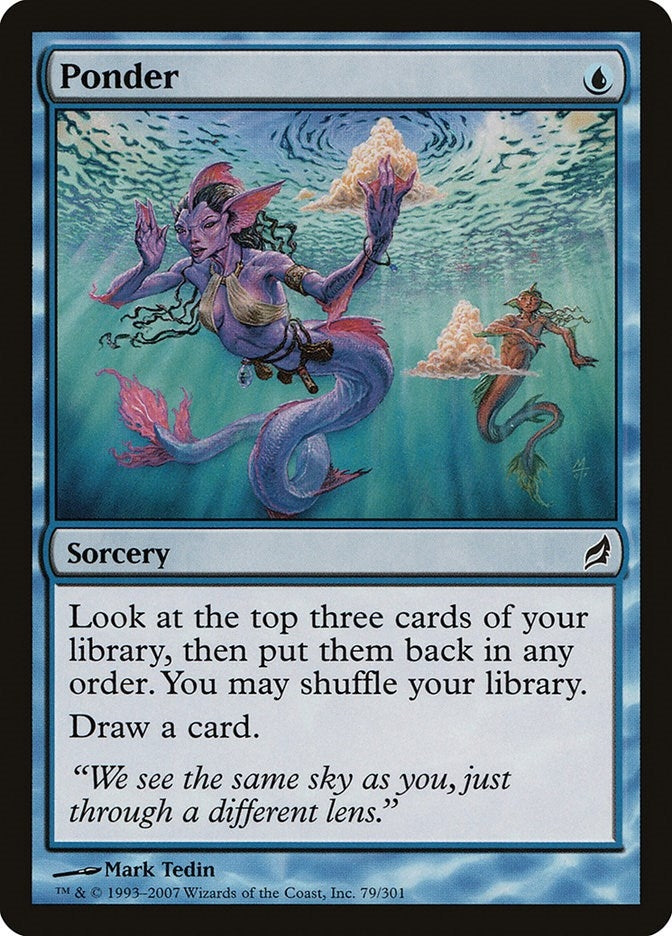 Image for Ponder (79) (Lorwyn) - Magic: The Gathering