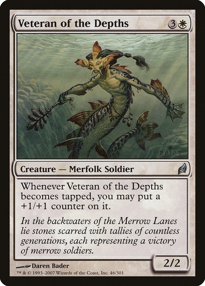 Image for Veteran of the Depths (46) (Lorwyn) - Magic: The Gathering