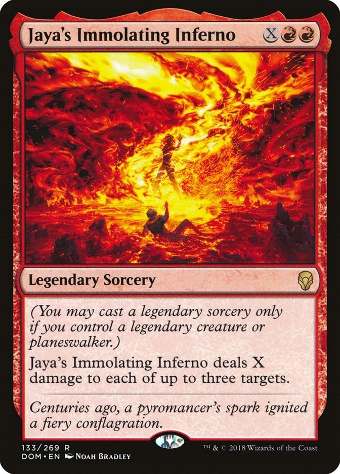 Image for Jaya's Immolating Inferno (133) (Dominaria) - Magic: The Gathering