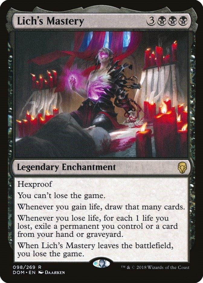 Lich's Mastery (98) (Dominaria)