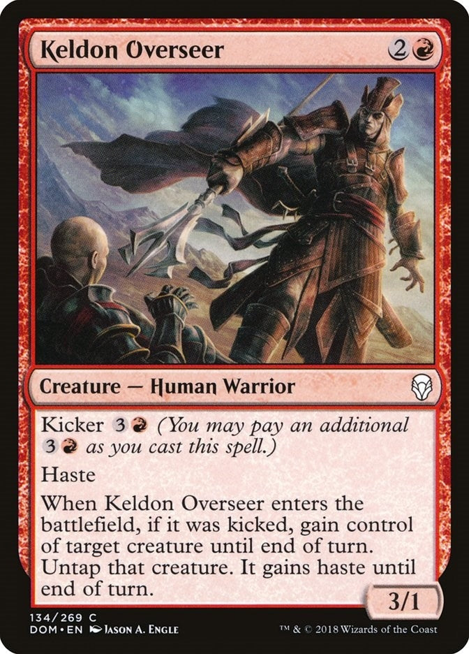 Image for Keldon Overseer (134) (Dominaria) - Magic: The Gathering