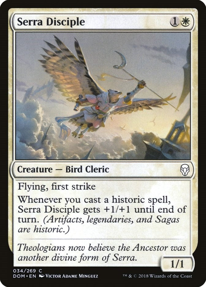 Serra Disciple (34) (Dominaria)