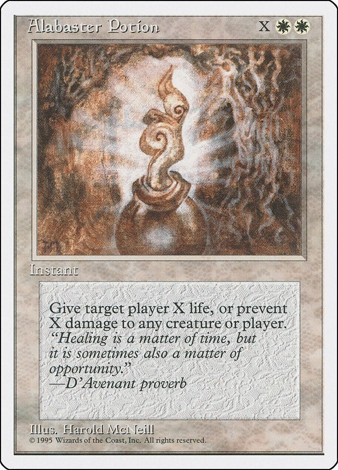 Image for Alabaster Potion (Fourth Edition) - Magic: The Gathering