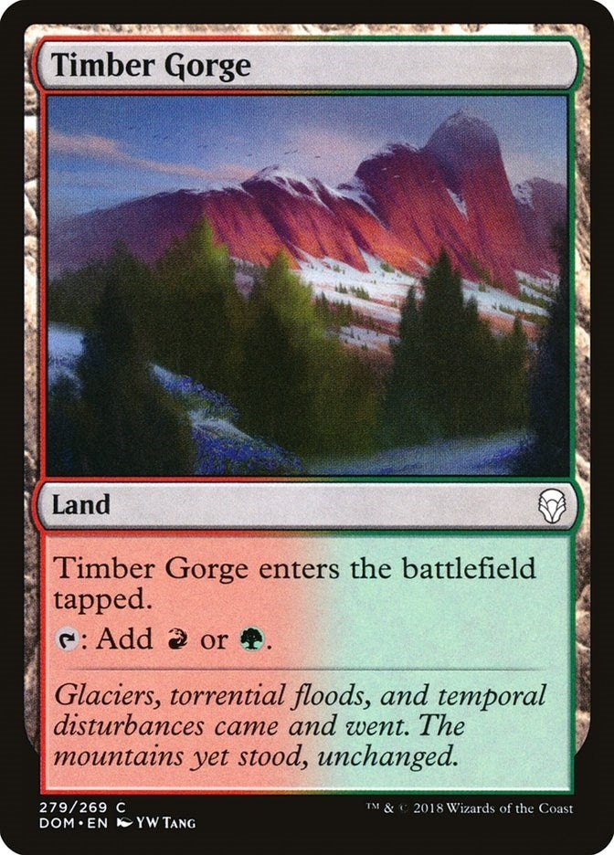 Image for Timber Gorge (279) (Dominaria) - Magic: The Gathering
