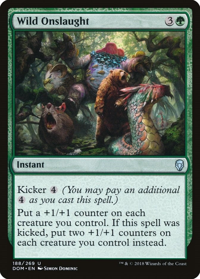 Wild Onslaught (188) (Dominaria)