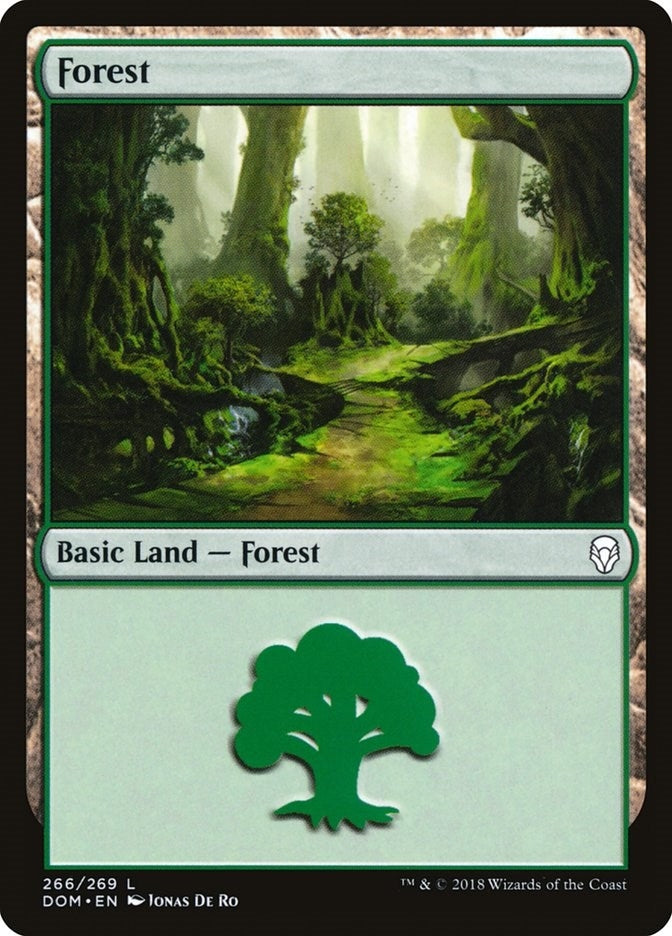 Forest (266) (266) (Dominaria)