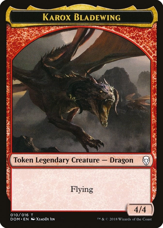 Karox Bladewing Token (10) (Dominaria)