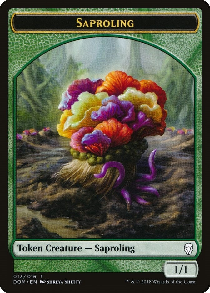 Image for Saproling Token (013) (13) (Dominaria) - Magic: The Gathering