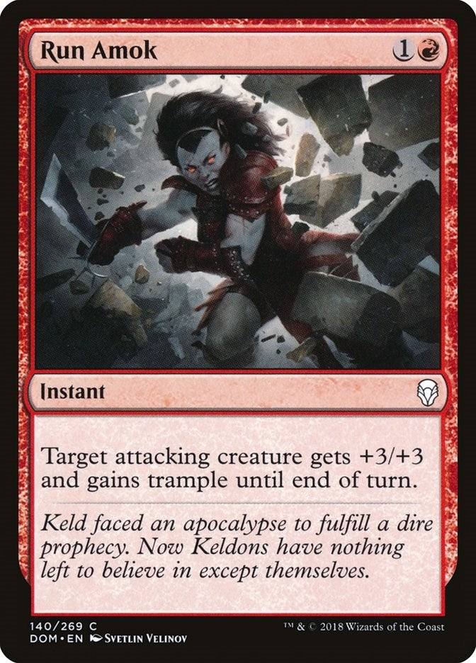 Run Amok (140) (Dominaria)