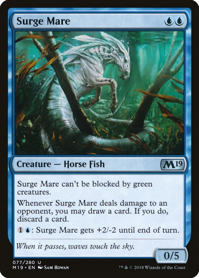 Image for Surge Mare (77) (Core Set 2019) - Magic: The Gathering