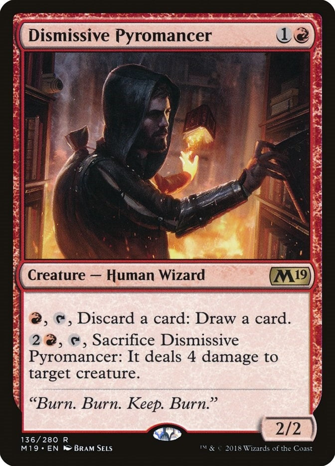 Dismissive Pyromancer (136) (Core Set 2019)