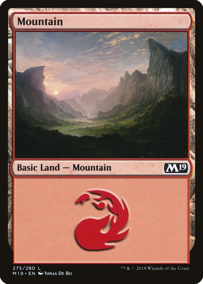 Mountain (275) (275) (Core Set 2019)
