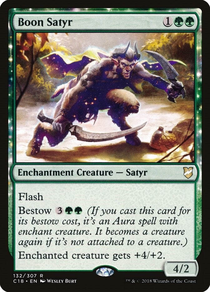 Boon Satyr (132) (Commander 2018)
