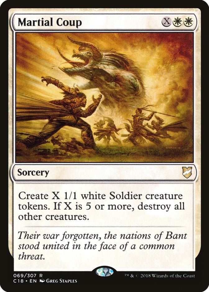 Image for Martial Coup (69) (Commander 2018) - Magic: The Gathering
