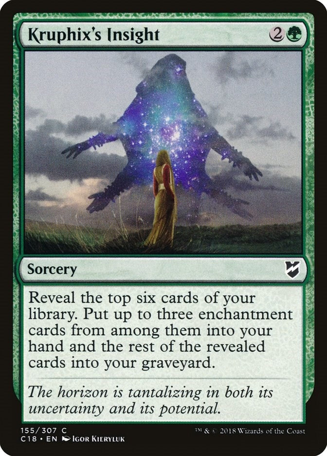 Image for Kruphix's Insight (155) (Commander 2018) - Magic: The Gathering