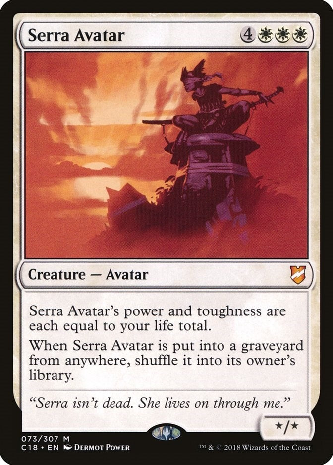 Serra Avatar (73) (Commander 2018)