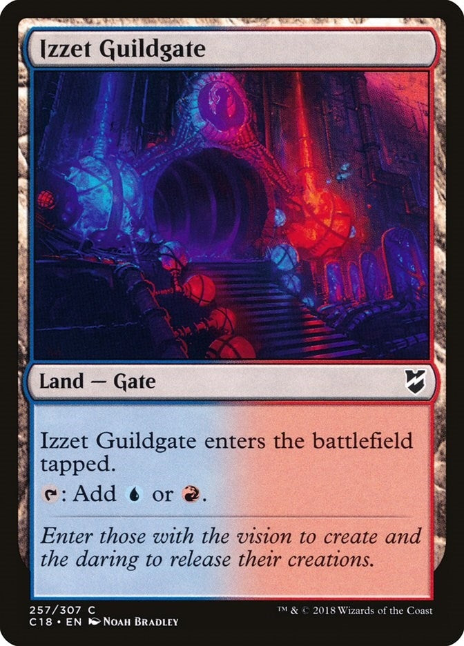 Image for Izzet Guildgate (257) (Commander 2018) - Magic: The Gathering