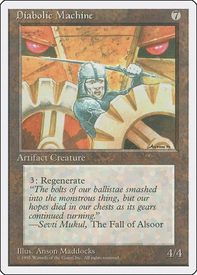 Diabolic Machine (Fourth Edition)