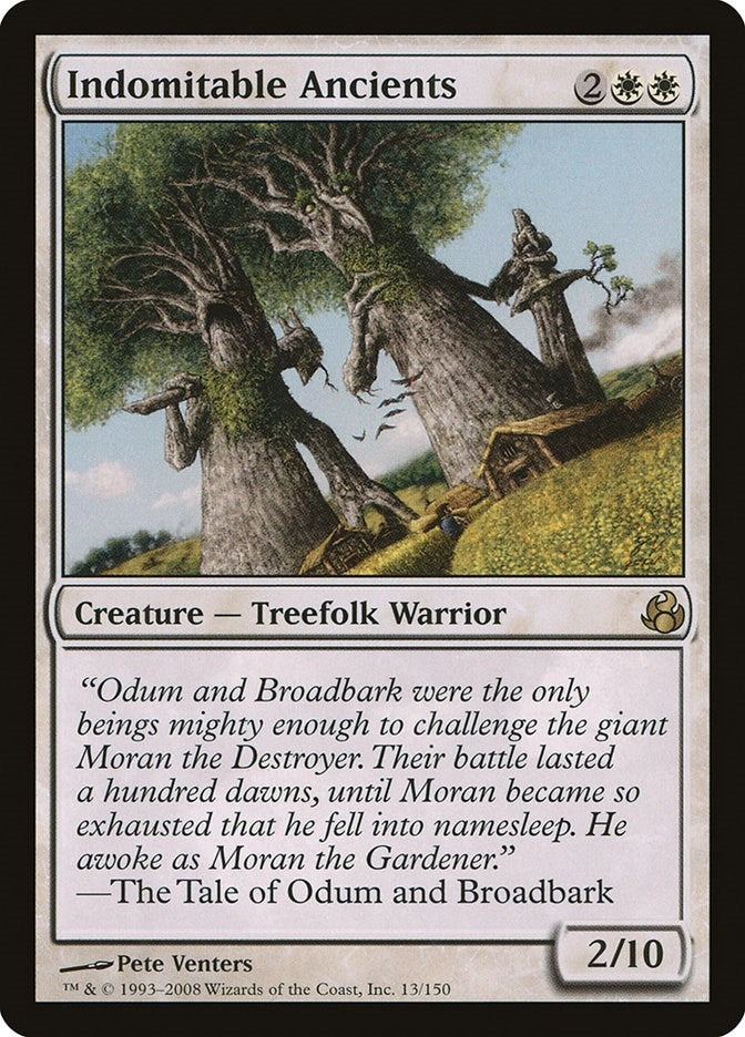 Image for Indomitable Ancients (13) (Morningtide) - Magic: The Gathering