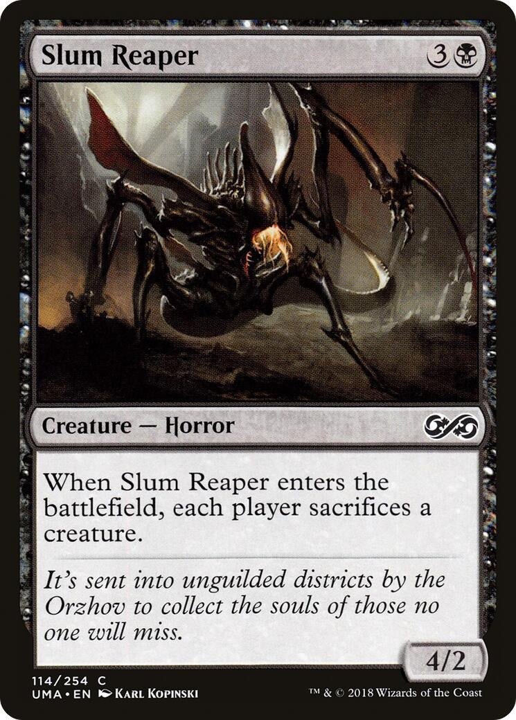 Image for Slum Reaper (114) (Ultimate Masters) (UMA) - Magic: The Gathering