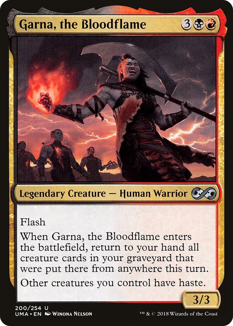 Image for Garna, the Bloodflame (200) (Ultimate Masters) (UMA) - Magic: The Gathering
