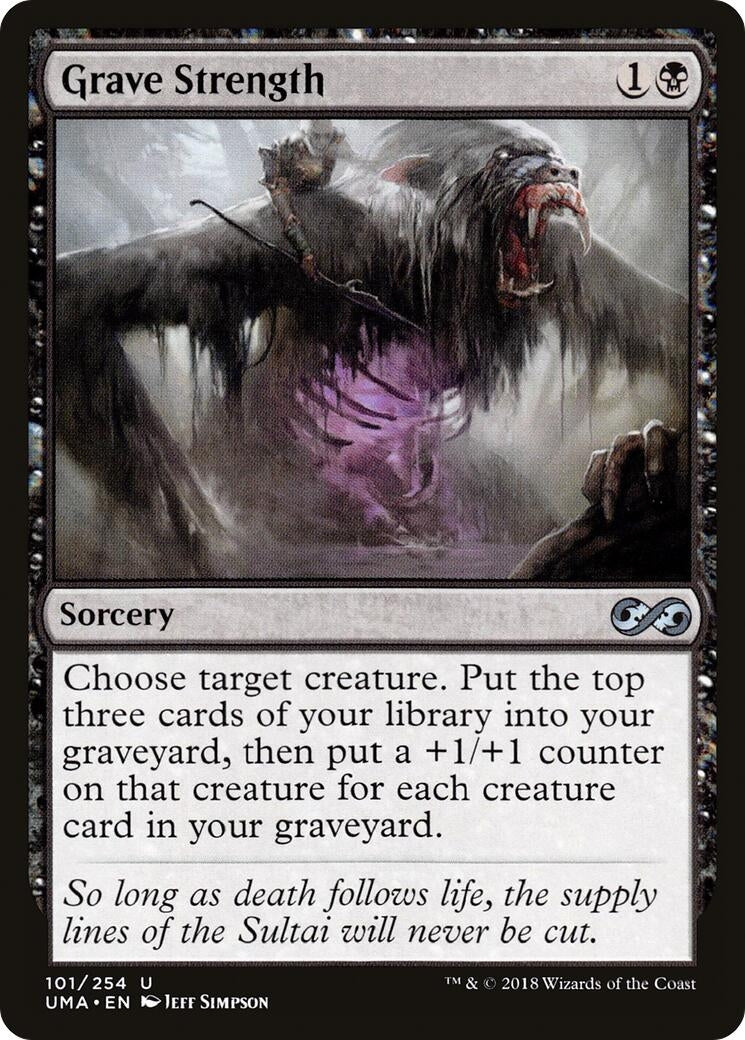 Image for Grave Strength (101) (Ultimate Masters) (UMA) - Magic: The Gathering