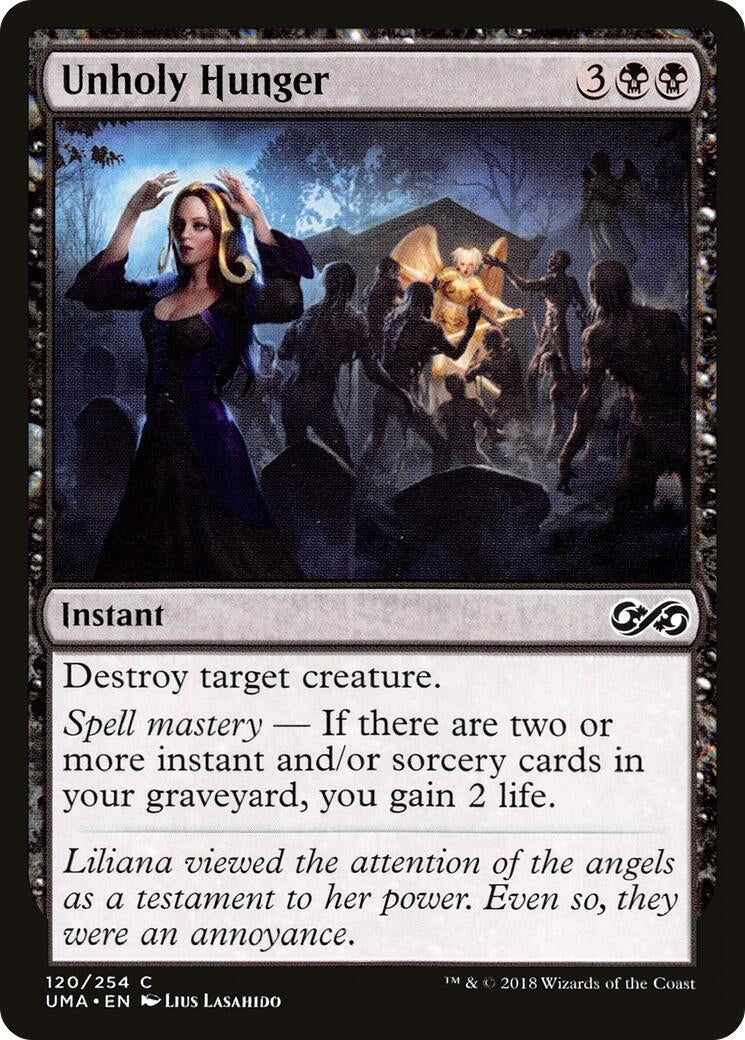 Image for Unholy Hunger (120) (Ultimate Masters) (UMA) - Magic: The Gathering