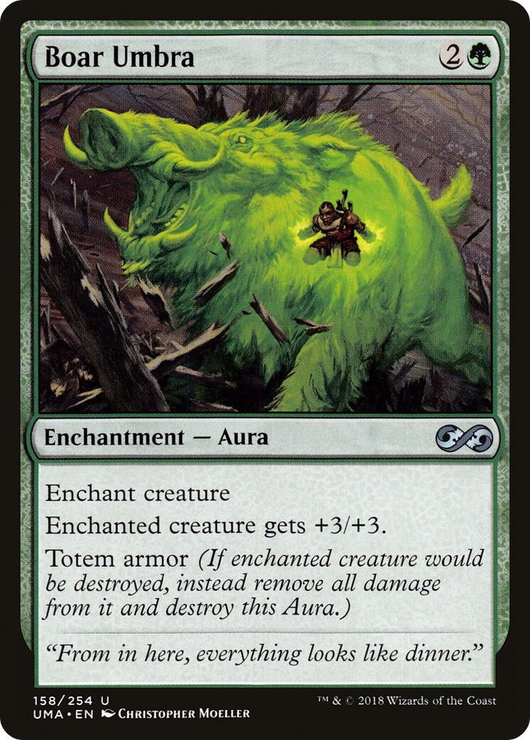 Image for Boar Umbra (158) (Ultimate Masters) (UMA) - Magic: The Gathering