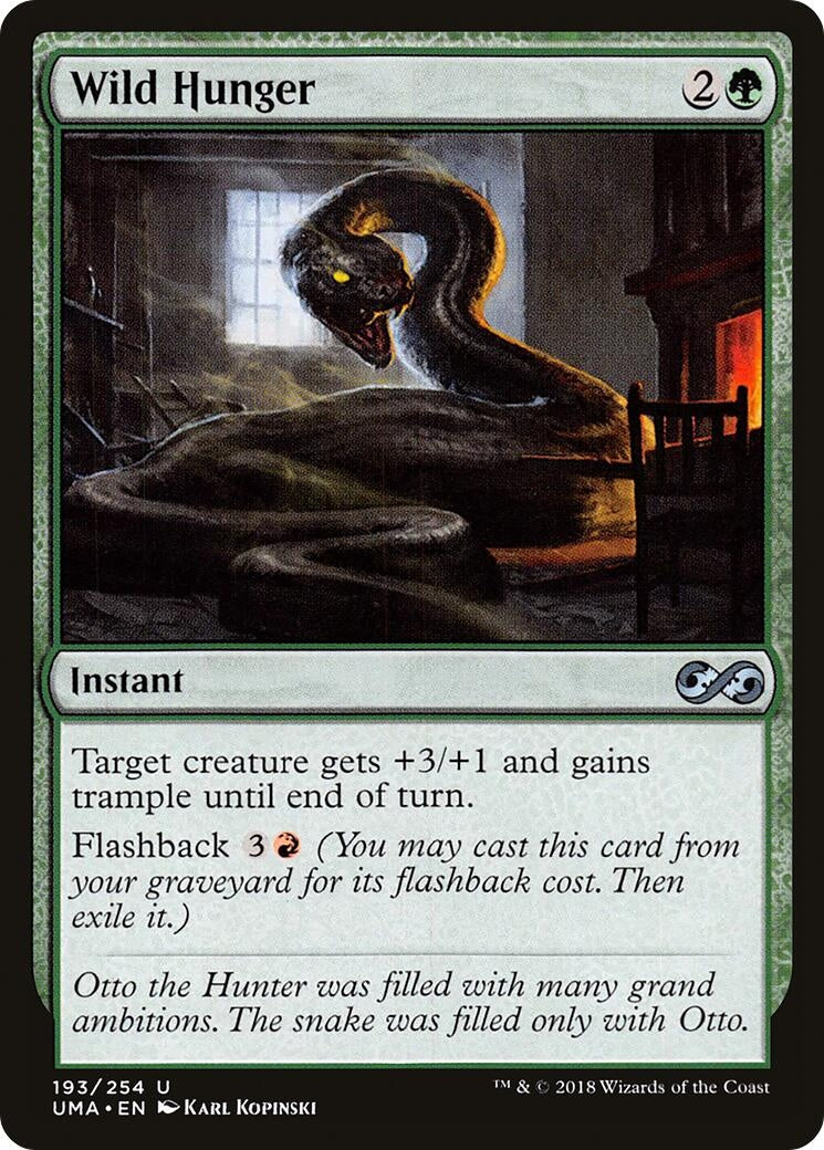 Image for Wild Hunger (193) (Ultimate Masters) (UMA) - Magic: The Gathering