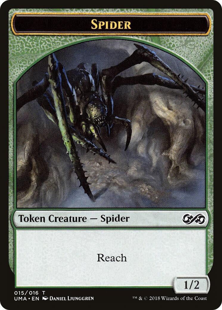 Image for Spider Token (15) (Ultimate Masters) (UMA) - Magic: The Gathering