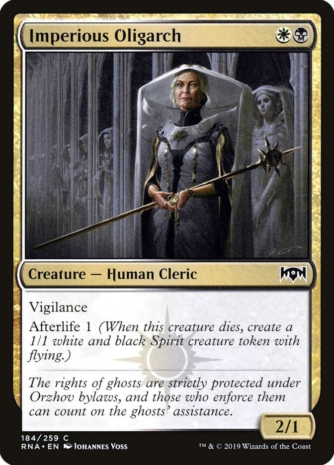Image for Imperious Oligarch (184) (Ravnica Allegiance) - Magic: The Gathering