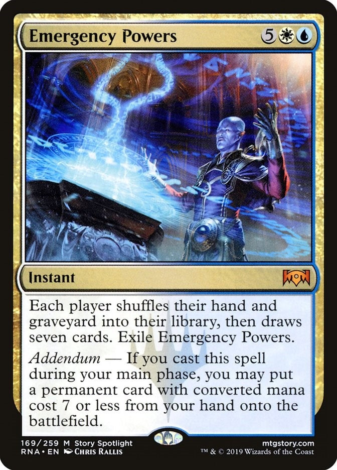 Emergency Powers (169) (Ravnica Allegiance)