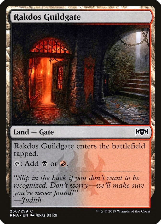 Image for Rakdos Guildgate (256) (256) (Ravnica Allegiance) - Magic: The Gathering