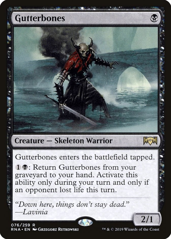 Gutterbones (76) (Ravnica Allegiance)
