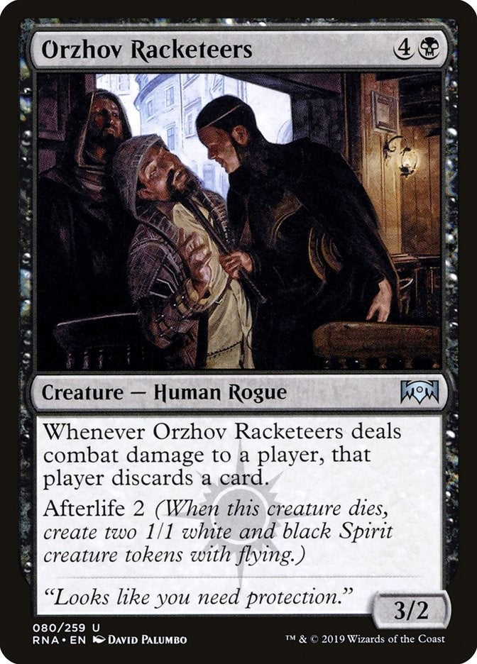 Image for Orzhov Racketeers (80) (Ravnica Allegiance) - Magic: The Gathering