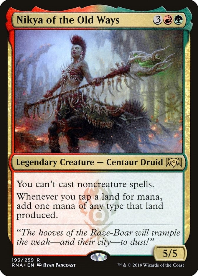 Nikya of the Old Ways (193) (Ravnica Allegiance)