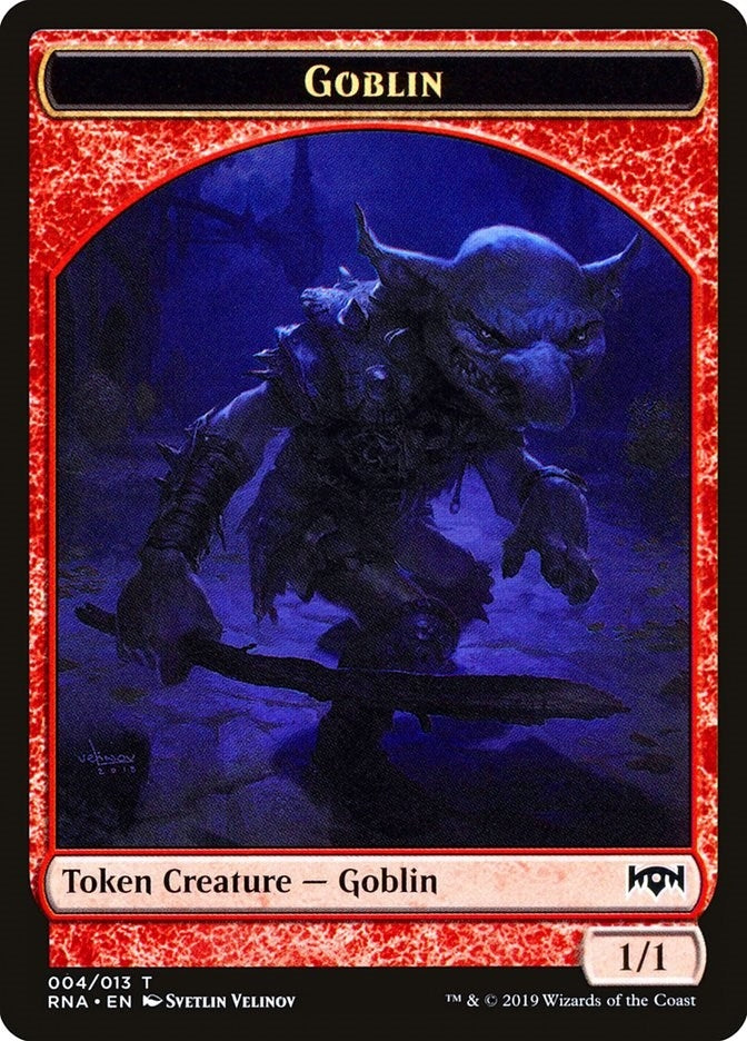 Image for Goblin Token (4) (Ravnica Allegiance) - Magic: The Gathering
