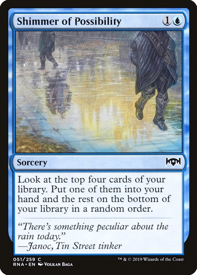 Image for Shimmer of Possibility (51) (Ravnica Allegiance) - Magic: The Gathering